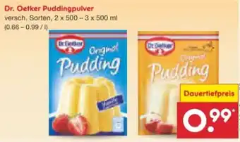 Netto Marken-Discount Dr. Oetker Puddingpulver Angebot