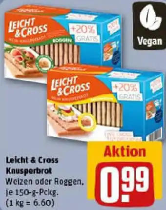 REWE Leicht & Cross Knusperbrot Angebot