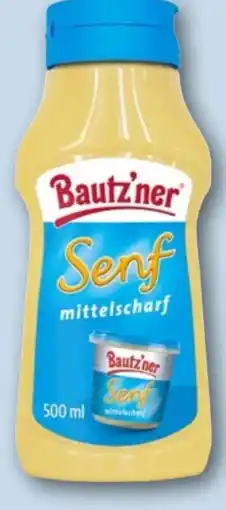 REWE Bautz'ner Senf Mittelscharf Angebot