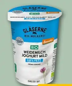 REWE Gläserne Molkerei Bio-Weidemilch Joghurt Angebot