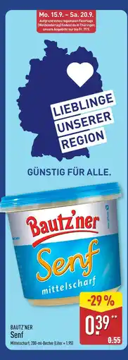 Aldi Nord Bautz'ner senf mittelscharf Angebot