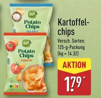 Aldi Nord Bio potato chips sea salt Angebot