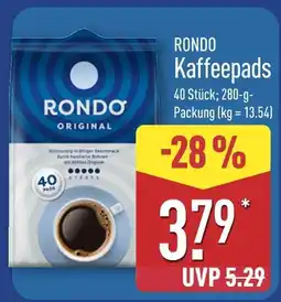 Aldi Nord Rondo kaffeepads Angebot