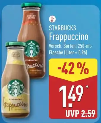 Aldi Nord Starbucks frappuccino cream coffee Angebot