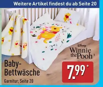 Aldi Nord Disney winnie the pooh baby-bettwäsche Angebot