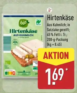 Aldi Nord Bio hirtenkäse Angebot