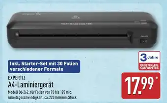 Aldi Nord Expertiz a4-laminiertgerät Angebot