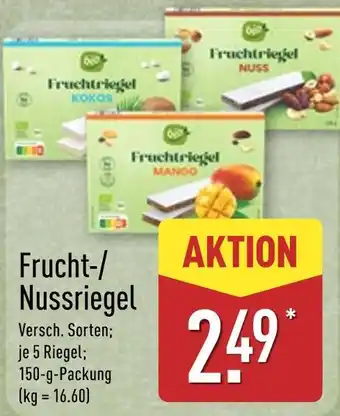 Aldi Nord Fruchtriegel kokos Angebot