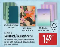 Aldi Nord Expertiz a6-notizbücher Angebot