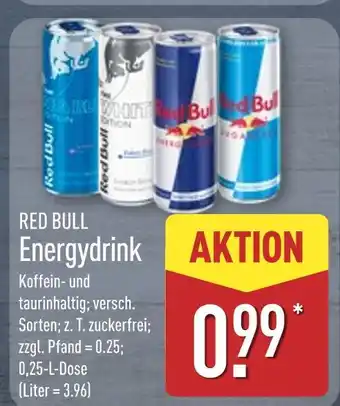 Aldi Nord Red bull energydrink Angebot
