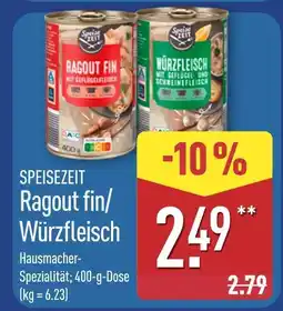Aldi Nord Speisezeit ragout fin Angebot