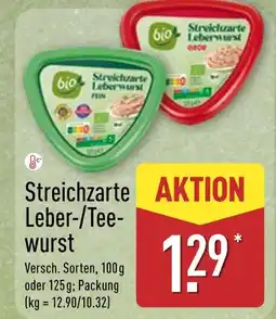 Aldi Nord Streichzarte leber-/teewurst Angebot
