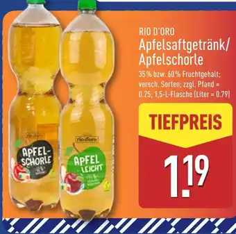 Aldi Nord Rio d'oro apfelschorle Angebot