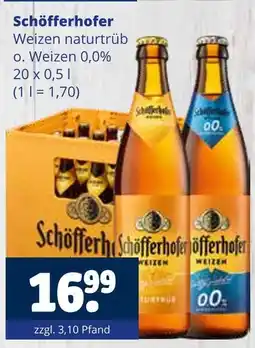 Getränkewelt Schöfferhofer weizen naturtrüb Angebot