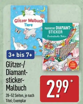 Aldi Nord Glitzer malbuch Angebot