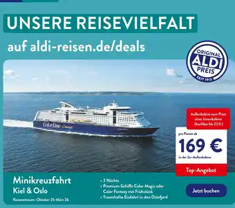 Aldi Nord Color line cruises minikreuzfahrt kiel & oslo Angebot
