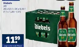 Getränkewelt Diebels alt Angebot
