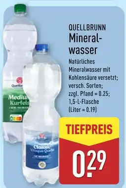 Aldi Nord Quellbrunn mineralwasser medium kurfels Angebot