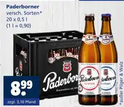 Getränkewelt Paderborner versch. sorten Angebot