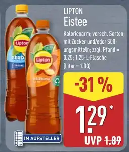 Aldi Nord Lipton eistee zitrone Angebot