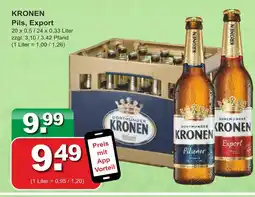 Getränkeparadies Gefromm Kronen pils Angebot