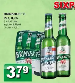 Getränkeparadies Gefromm Brinkhoff's pils, 0,0% Angebot