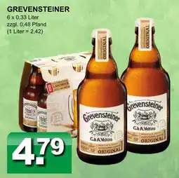 Getränkeparadies Gefromm Grevensteiner original Angebot