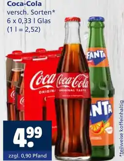 Getränkewelt Coca-cola versch. sorten Angebot