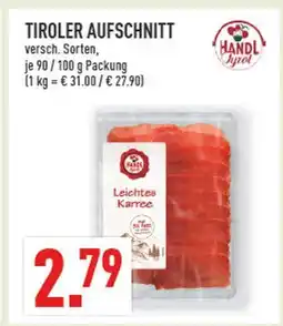 Marktkauf Handl tyrol tiroler aufschnitt Angebot