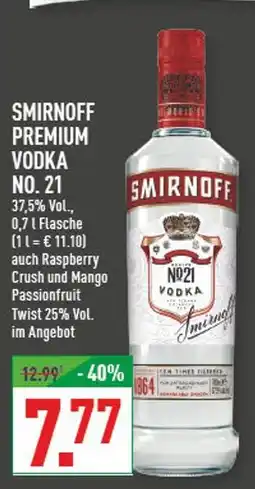 Marktkauf Smirnoff premium vodka no. 21 Angebot
