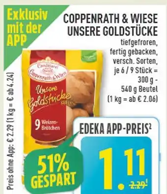 Marktkauf Coppenrath & wiese unsere goldstücke Angebot