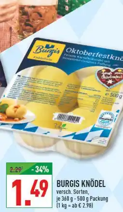 Marktkauf Burgis knödel Angebot
