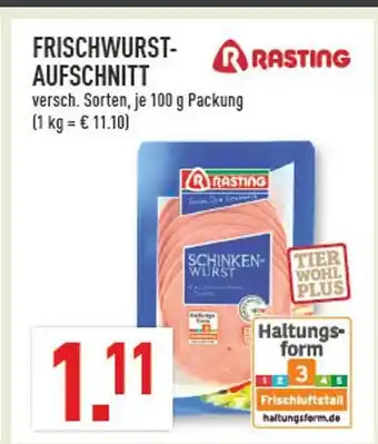 Marktkauf Rasting frischwurst-aufschnitt Angebot