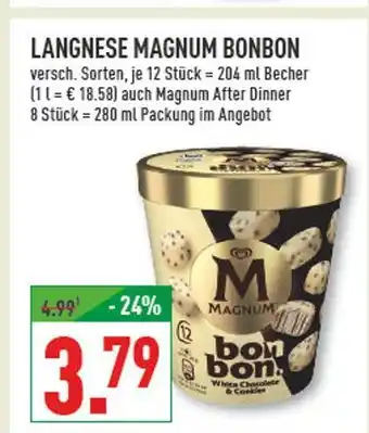 Marktkauf Langnese magnum bonbon Angebot
