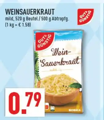 Marktkauf Gut & günstig weinsauerkraut Angebot