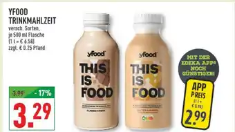 Marktkauf Yfood trinkmahlzeit Angebot
