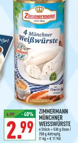 Marktkauf Zimmermann münchner weißwürste Angebot