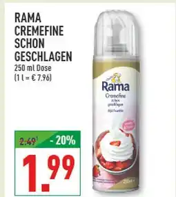 Marktkauf Rama cremfine schon geschlagen Angebot