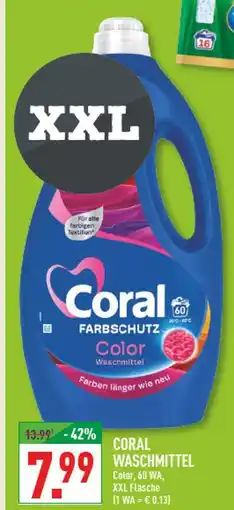 Marktkauf Coral farbschutz color waschmittel Angebot