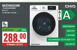 Marktkauf Chiq waschmaschine pfl80141m3xwga Angebot