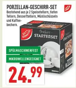 Marktkauf Gut & günstig porzellan-geschirr-set Angebot