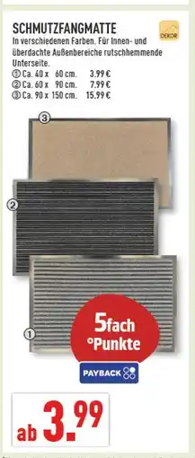 Marktkauf Schmutzfangmatte Angebot