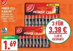 Marktkauf Gut & günstig power-cell alkaline mignon aa Angebot