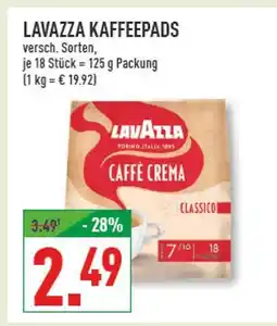 Marktkauf Lavazza kaffeepads Angebot