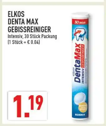 Marktkauf Elkos denta max gebissreiniger Angebot