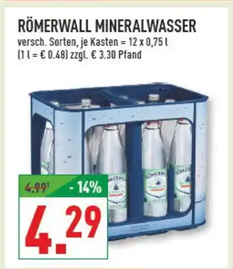 Marktkauf Römerwall mineralwasser Angebot
