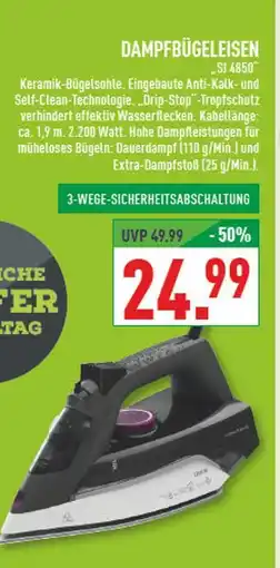 Marktkauf Dampfbügeleisen Angebot