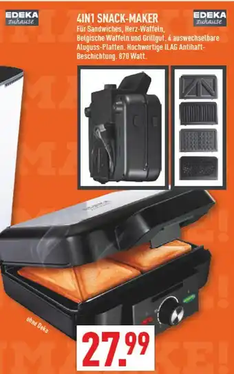 Marktkauf Edeka zuhause 4in1 snack-maker Angebot