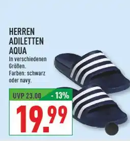 Marktkauf Herren adiletten aqua Angebot
