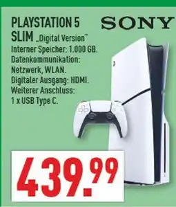Marktkauf Sony playstation 5 slim digital version Angebot